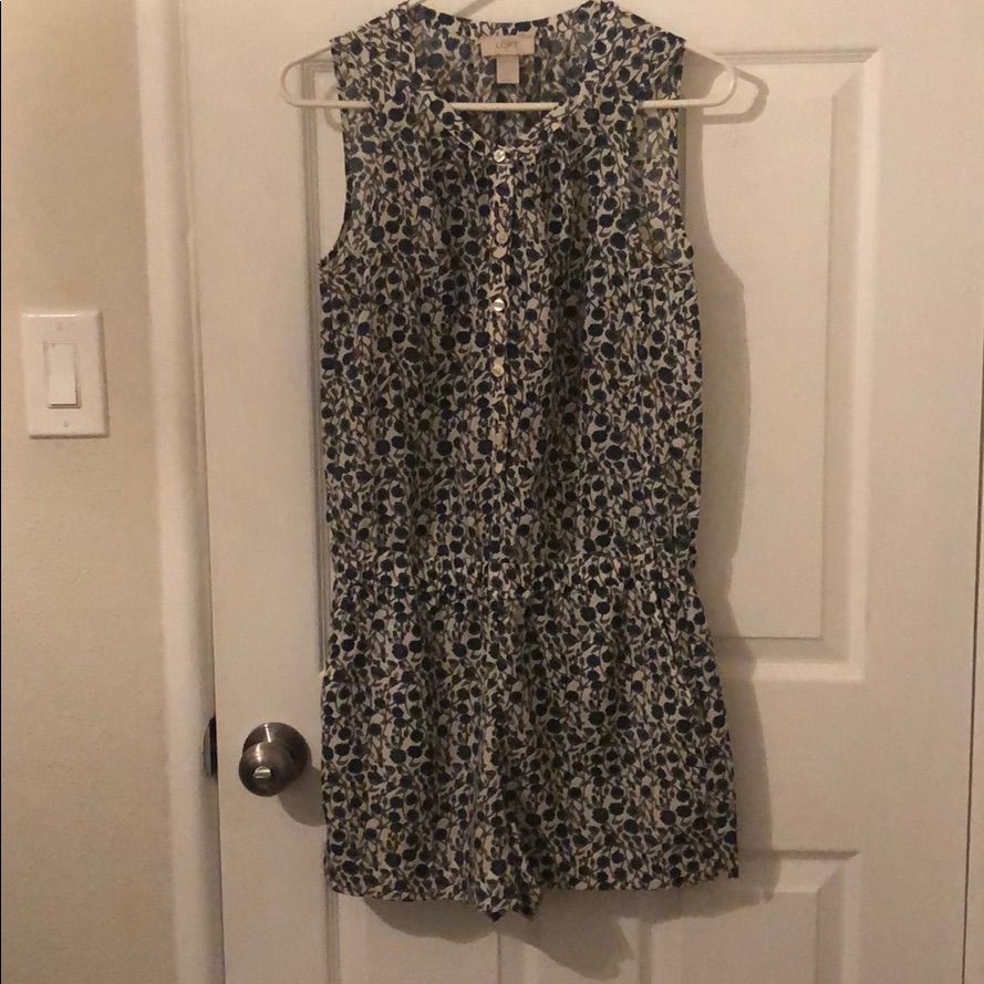 Loft Button Front Romper